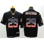 Nike St. Louis Rams #29 Eric Dickerson2014 USA Flag Fashion Black Elite Jersey