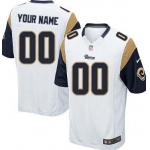 Kids' Nike St. Louis Rams Customized White Game Jersey