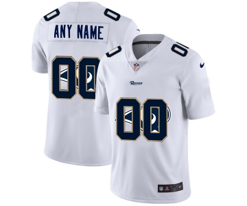 Nike Los Angeles Rams Customized White Team Big Logo Vapor Untouchable Limited Jersey