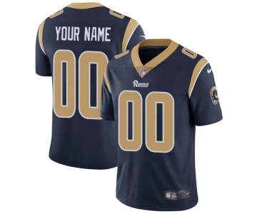 Youth Nike Los Angeles Rams Navy Customized Vapor Untouchable Player Limited NFL Jersey