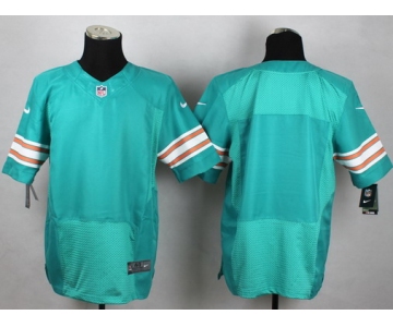 Men's Miami Dolphins Customized Aqua Green Alternate 2015 NFL Nike Elite Jersey