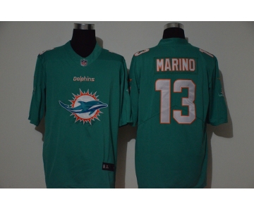 Men's Miami Dolphins #13 Dan Marino Green 2020 Big Logo Vapor Untouchable Stitched NFL Nike Fashion Limited Jersey