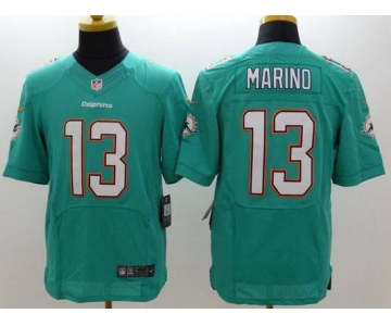 Nike Miami Dolphins #13 Dan Marino 2013 Green Elite Jersey