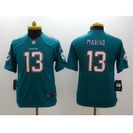 Nike Miami Dolphins #13 Dan Marino 2013 Green Limited Kids Jersey