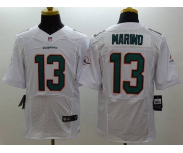 Nike Miami Dolphins #13 Dan Marino 2013 White Elite Jersey