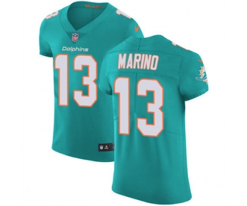 Nike Miami Dolphins #13 Dan Marino Aqua Green Team Color Men's Stitched NFL Vapor Untouchable Elite Jersey