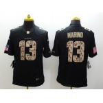 Nike Miami Dolphins #13 Dan Marino Salute to Service Black Limited Jersey