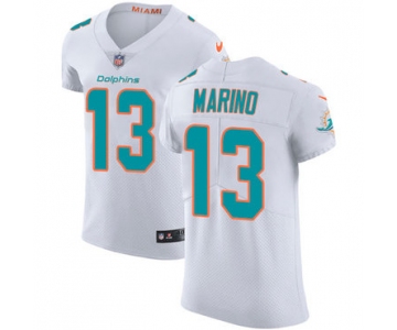 Nike Miami Dolphins #13 Dan Marino White Men's Stitched NFL Vapor Untouchable Elite Jersey