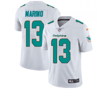 Nike Miami Dolphins #13 Dan Marino White Men's Stitched NFL Vapor Untouchable Limited Jersey