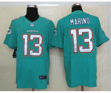 Size 60 4XL Dan Marino Miami Dolphins #13 Green Stitched Nike Elite Jersey New
