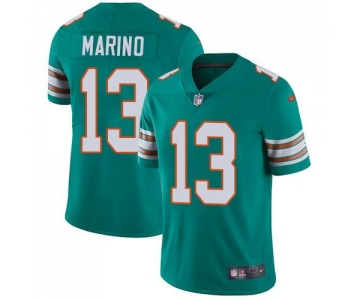 Youth Nike Dolphins #13 Dan Marino Aqua Green Alternate Stitched NFL Vapor Untouchable Limited Jersey