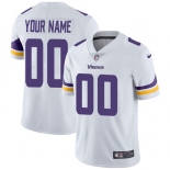 Men's Nike Minnesota Vikings Road White Customized Vapor Untouchable Limited NFL Jersey