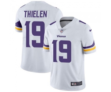 Nike Minnesota Vikings #19 Adam Thielen White Men's Stitched NFL Vapor Untouchable Limited Jersey