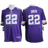 Nike Minnesota Vikings #22 Harrison Smith 2013 Purple Game Jersey