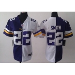 Nike Minnesota Vikings #22 Harrison Smith 2013 Purple/White Two Tone Womens Jersey