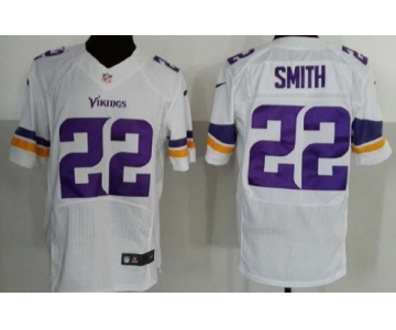 Nike Minnesota Vikings #22 Harrison Smith 2013 White Elite Jersey