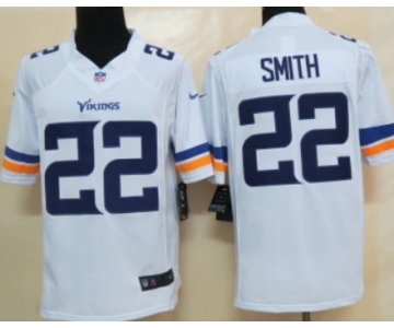 Nike Minnesota Vikings #22 Harrison Smith 2013 White Limited Jersey