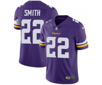 Nike Minnesota Vikings #22 Harrison Smith Purple Team Color Men's Stitched NFL Vapor Untouchable Limited Jersey