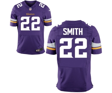 Size 60 4XL Harrison Smith Minnesota Vikings #22 Purple Stitched Nike Elite Jersey