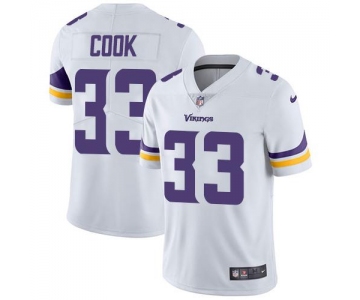 Nike Minnesota Vikings #33 Dalvin Cook White Men's Stitched NFL Vapor Untouchable Limited Jersey