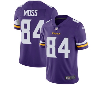 Nike Minnesota Vikings #84 Randy Moss Purple Team Color Men's Stitched NFL Vapor Untouchable Limited Jersey