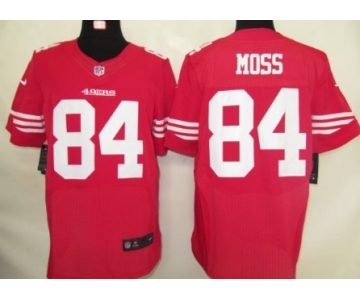 Nike San Francisco 49ers #84 Randy Moss Red Elite Jersey