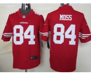 Nike San Francisco 49ers #84 Randy Moss Red Limited Jersey