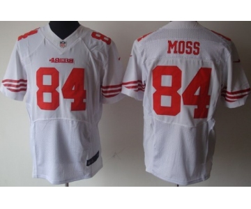 Nike San Francisco 49ers #84 Randy Moss White Elite Jersey