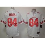 Nike San Francisco 49ers #84 Randy Moss White Limited Jersey
