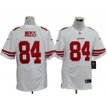 Size 60 4XL-Randy Moss San Francisco 49ers #84 White Stitched Nike Elite NFL Jerseys