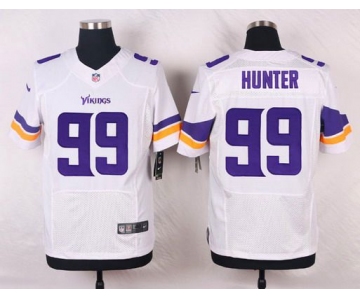 Men's Minnesota Vikings #99 Danielle Hunter White Road NFL Nike Elite Jersey