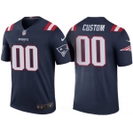 Youth New England Patriots Navy Custom Color Rush Legend NFL Nike Limited Jersey