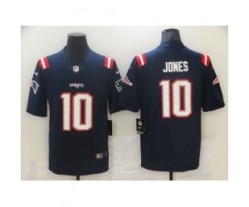 Men New England Patriots #10 Mac Jones Navy 2021 Draft Vapor Limited  Jersey