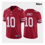 Men San Francisco 49ers #10 Mac Jones Red 2021 Draft Jersey