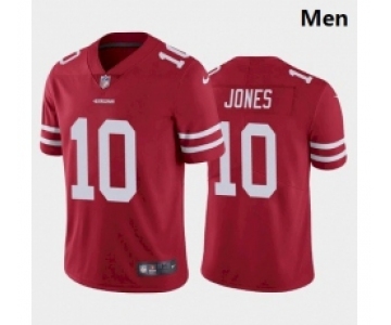 Men San Francisco 49ers #10 Mac Jones Red 2021 Draft Jersey