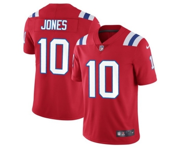 Men's New England Patriots #10 Mac Jones 2021 Red Vapor Untouchable Limited Stitched NFL Jersey