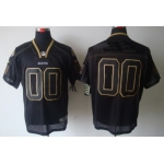 Men's Nike New Orleans Saints Customized Lights Out Black Elite Jersey