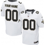 Men's Nike New Orleans Saints Customized White Elite Jersey