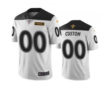 New Orleans Saints Custom White Vapor Limited City Edition NFL Jersey