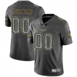 Youth Nike New Orleans Saints Customized Gray Static Vapor Untouchable