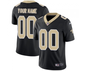 Youth Nike New Orleans Saints Home Black Customized Vapor Untouchable Limited NFL Jersey