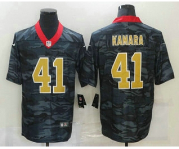 Men's New Orleans Saints #41 Alvin Kamara 2020 Camo Limited Stitched Nike NFL Jersey