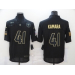 Men's New Orleans Saints #41 Alvin Kamara Black 2020 Salute To Service Stitched NFL Nike Limited Jersey