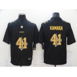 Men's New Orleans Saints #41 Alvin Kamara Black 2020 Shadow Logo Vapor Untouchable Stitched NFL Nike Limited Jersey