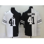 Men's New Orleans Saints #41 Alvin Kamara White Black Peaceful Coexisting 2020 Vapor Untouchable Stitched NFL Nike Limited Jersey