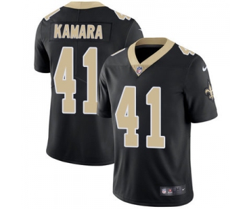 Nike New Orleans Saints #41 Alvin Kamara Black Team Color Men's Stitched NFL Vapor Untouchable Limited Jersey