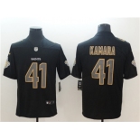 Nike New Orleans Saints #41 Alvin Kamara Black Vapor Impact Limited Jersey