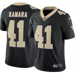 Nike Saints 41 Alvin Kamara Black 100th Season Vapor Untouchable Limited Jersey