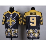 Nike New Orleans Saints #9 Drew Brees 2015 Noble Fashion Elite Jersey