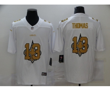 Men's New Orleans Saints #13 Michael Thomas White 2020 Shadow Logo Vapor Untouchable Stitched NFL Nike Limited Jersey
